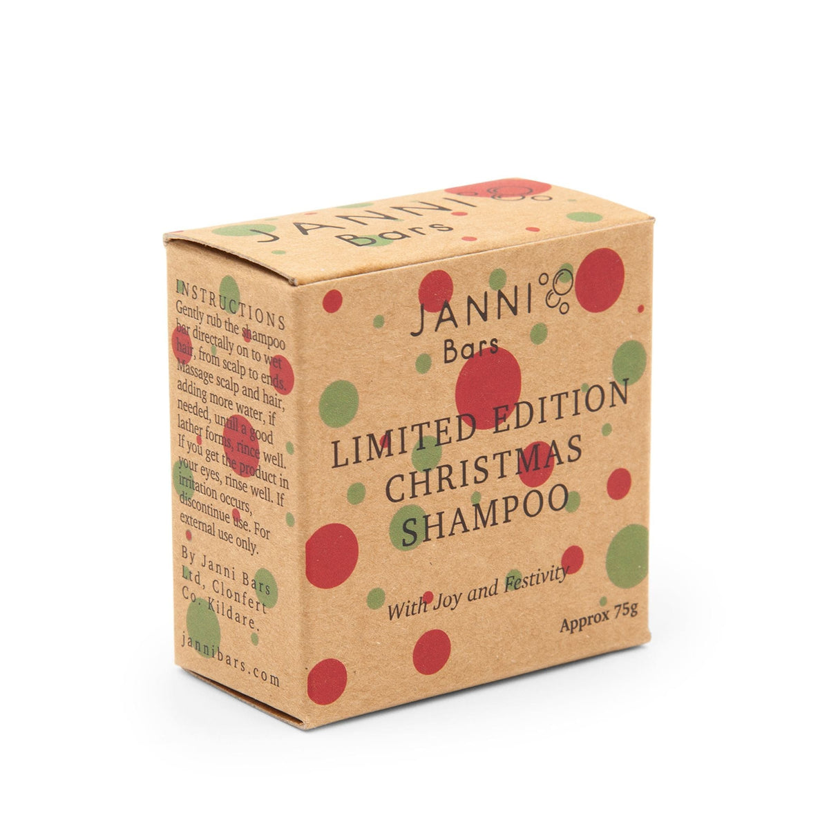 Limited Edition Christmas Shampoo Bar Janni Bars Faerly