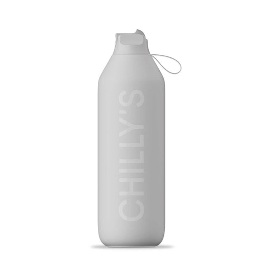 Chilly's Water Bottles Chilly's Series 2 Insulated Flip Sports Bottle 1L - Granite Grey