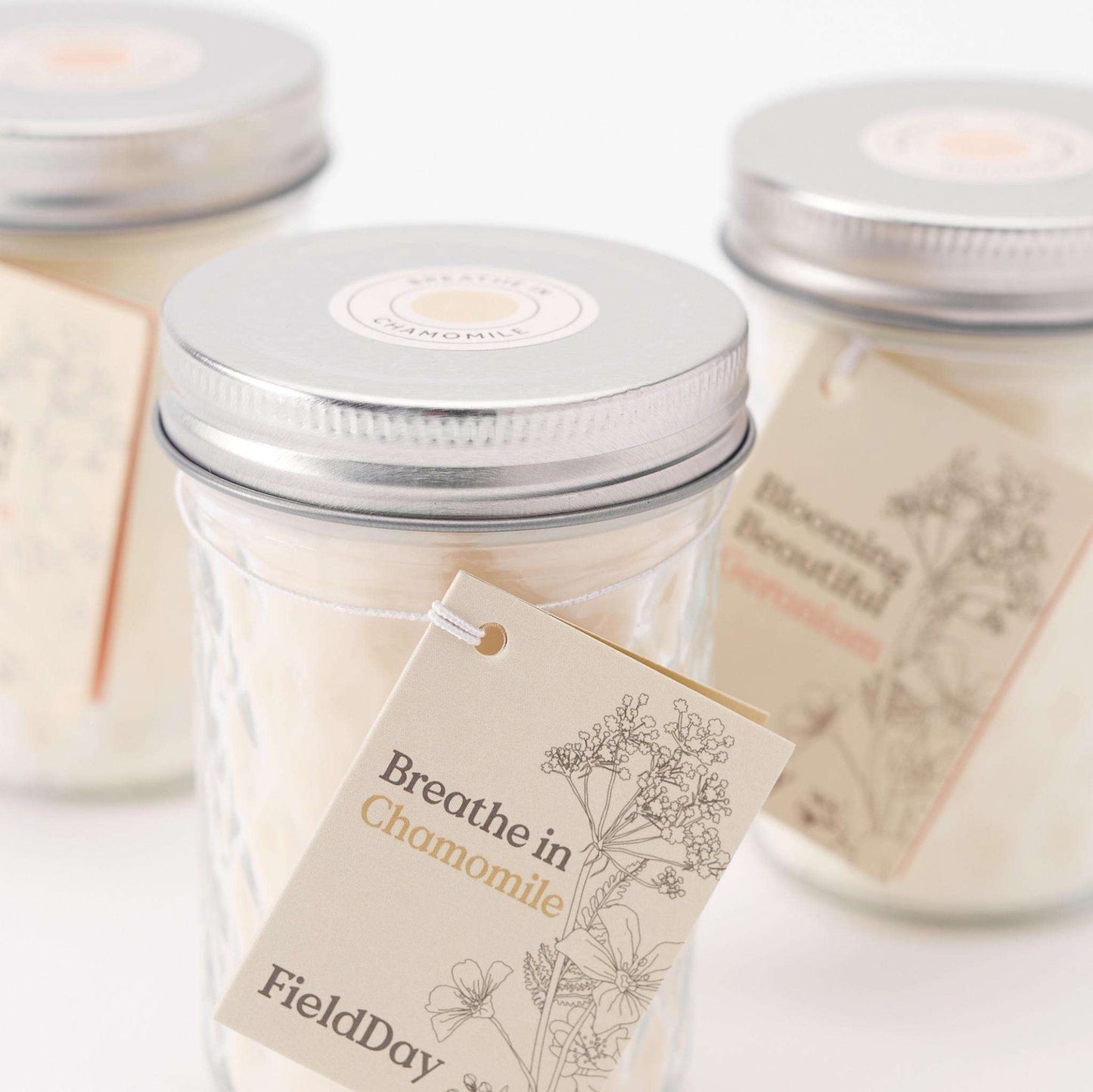 FieldDay Candles FieldDay Jam Jar Collection Jar Candle 190g/40hrs - Chamomile