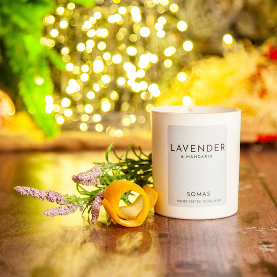 Sómas Candles Lavender & Mandarin Scented Luxury Soy Candle - Sómas Studio