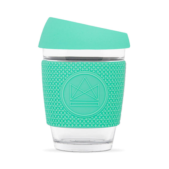 Neon Kactus Coffee Cup Neon Kactus - Glass Coffee Cups - 8oz - Free Spirit Turquoise