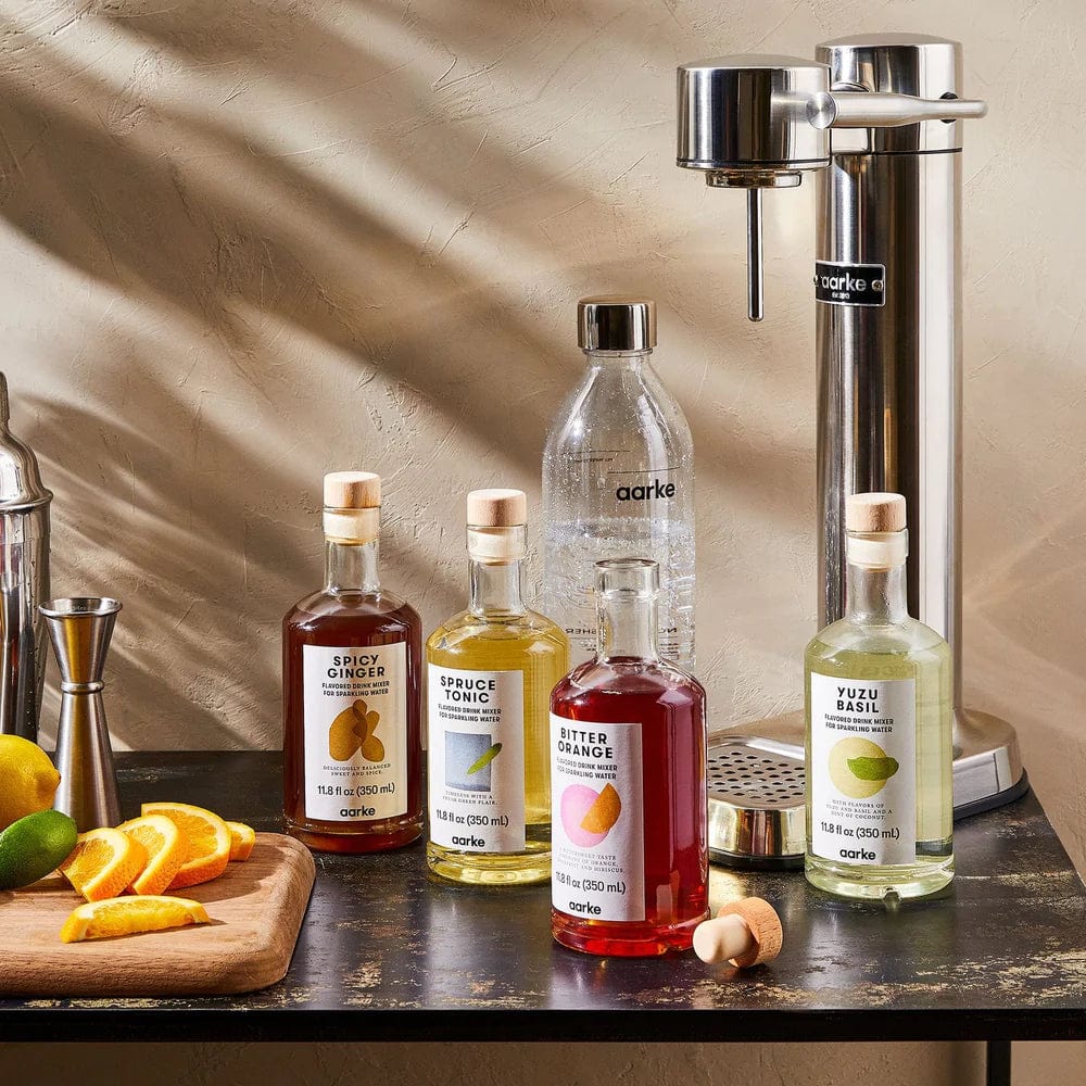 Aarke Drink Mixer for Sparkling Water 350ml Set of 4 Faerly