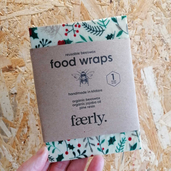 Faerly Food Wrap Beeswax Reusable Food Wraps - Single Large Wrap
