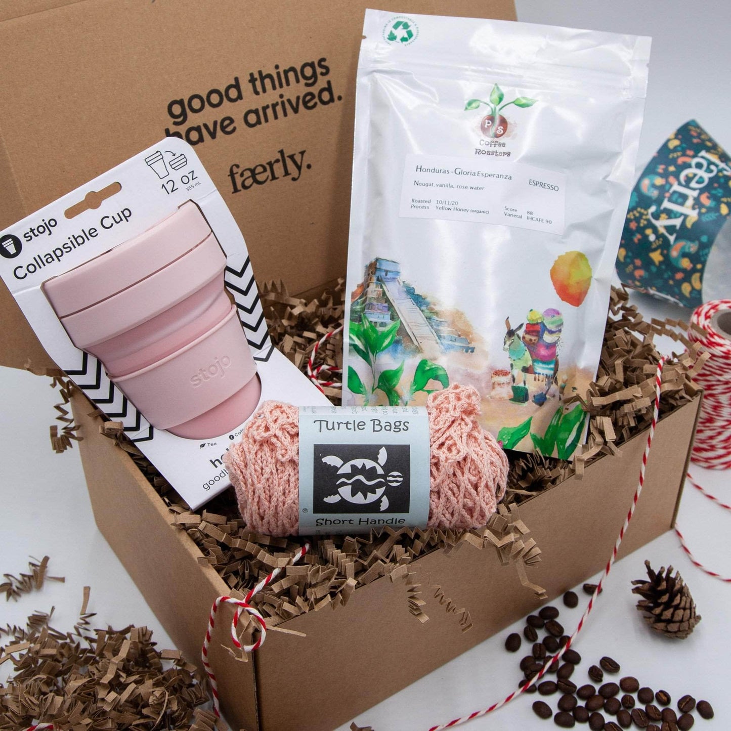 Faerly Gift Box Blush Pink Coffee Lovers Gift Box