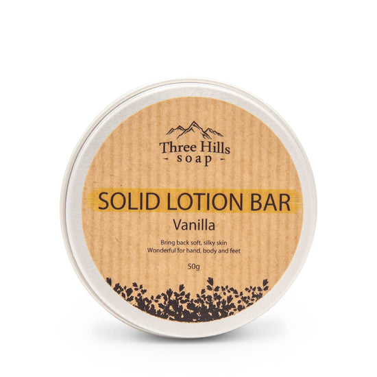 Three Hill Soaps Lotion & Moisturizer Solid Lotion Bar - Vanilla  - Three Hills Soaps