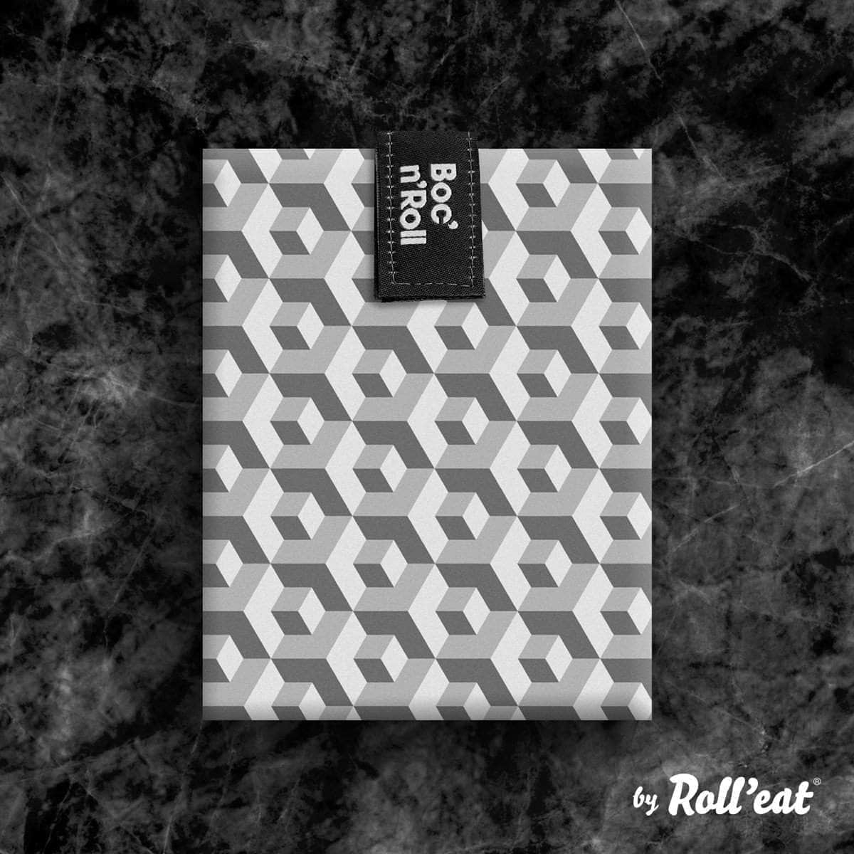 Roll N Eat Lunchboxes Grey Roll N Eat - Boc N' Roll Tiles - Mixed Colours