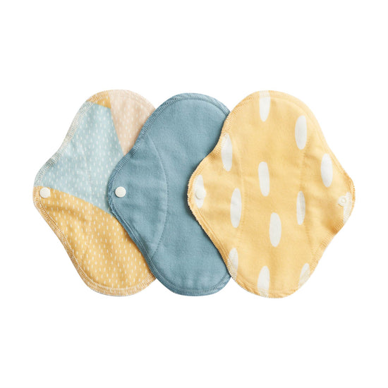 Imse Vimse Period Care Blue Sprinkle Reusable Cloth Pantyliner 3-Pack  - Classic - Imse Vimse