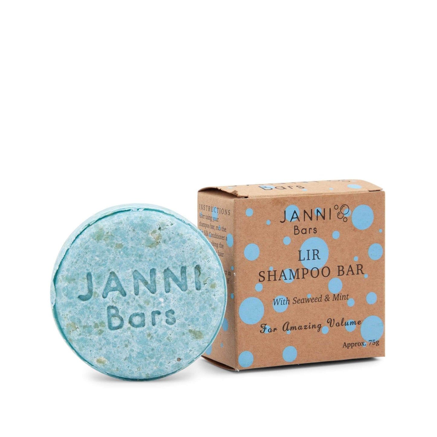 Janni Bars Shampoo Janni Bars Shampoo Bar - Lir - Carrageen Seaweed & Mint