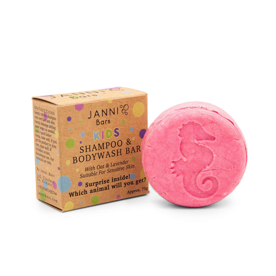 Janni Bars Shampoo Kids Shampoo & Bodywash Bar with Oats & Lavender - Janni Bars
