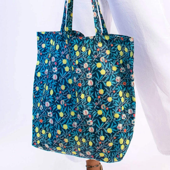 Kind Bag Shopping Totes William Morris Fruits Kind Bag Reusable Tote Bag - Made from 18 Plastic Bottles (100% rPET)