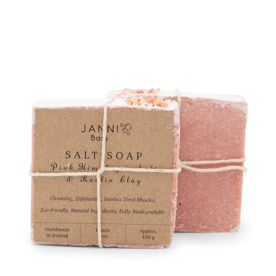 Janni Bars Soap Janni Bars Cold Pressed Soap - Pink Himalyan Salt Soap