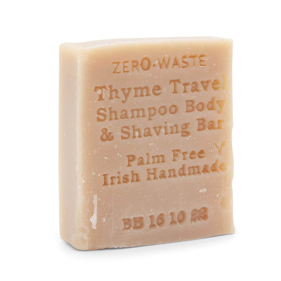 Palm Free Irish Soap Soap Palm Free Zero Waste Handmade Soap - Thyme Travel Shampoo, Shaving & Body Soap