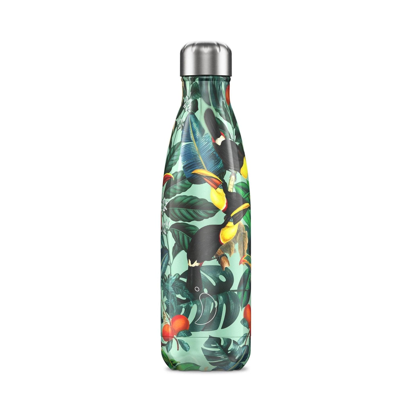 Chilly's Water Bottles Chilly's Reusable Bottle - 500ml, S/Steel,  Tropical Toucan