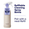 neat. Household Cleaning Products Neat Refillable Cleaning Spray Bottle - Sage - Aluminium - Plastic-Free