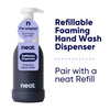 neat. Liquid Soap Neat Refillable Foaming Hand Wash Dispenser - Aluminium - Plant-Based - Plastic-Free