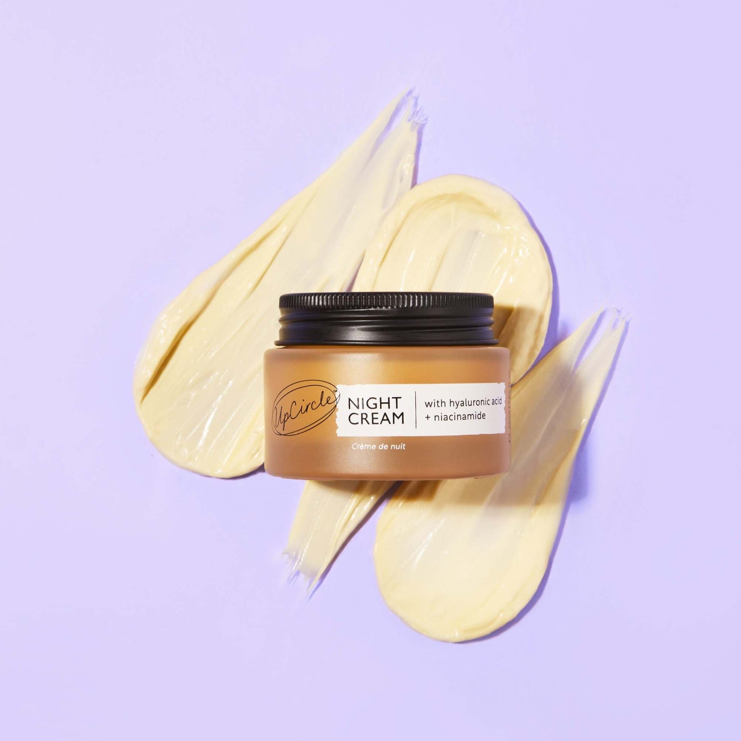 UpCircle Skincare Night Cream with Hyaluronic Acid & Niacinamide - 55ml - Upcircle Beauty