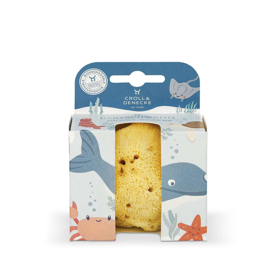 Croll & Denecke Baby Croll & Denecke – Natural Sponge for Babies – Mediterranean & Biodegradable – 10.5cm