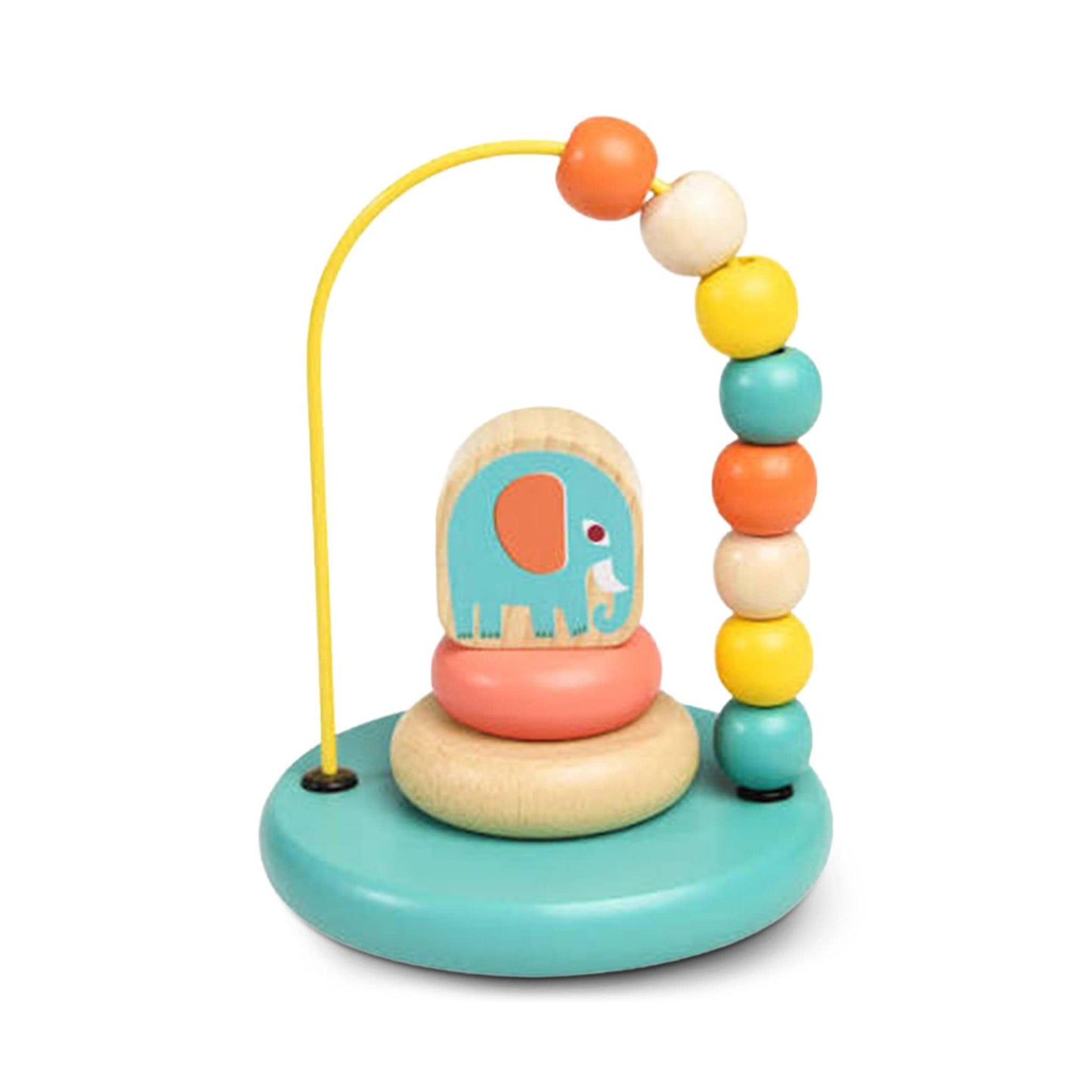 Rex Baby Toys & Activity Equipment Wooden Bead Loop and Stacker Toy - Wild Wonders - Mini - Rex London