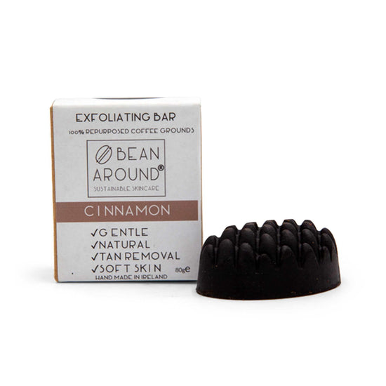 Bean Around Bar Soap Cinnamon Bean Around Exfoliating Soap Bar 80g