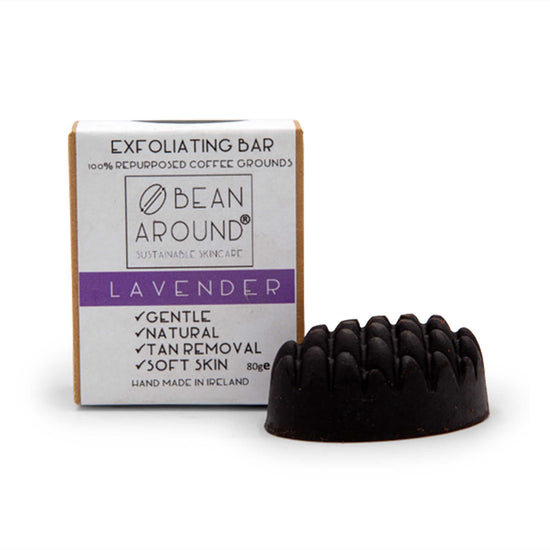 Bean Around Bar Soap Lavender Bean Around Exfoliating Soap Bar 80g