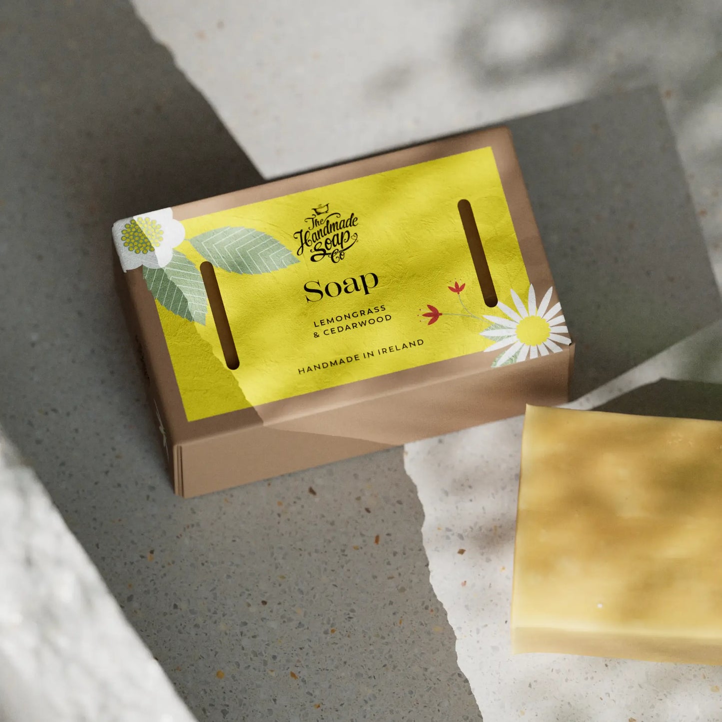 The Handmade Soap Company Bar Soap Soap Bar - Lemongrass & Cedarwood, 140g - The Handmade Soap Company