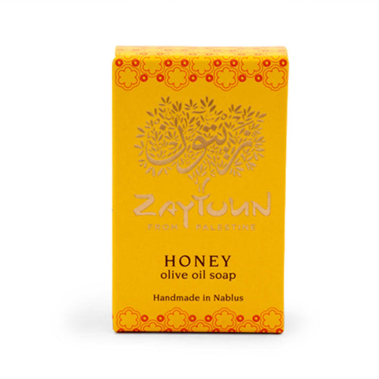 Zaytoun Bar Soap Zaytoun from Palestine - Olive Oil Soap 100g - Honey
