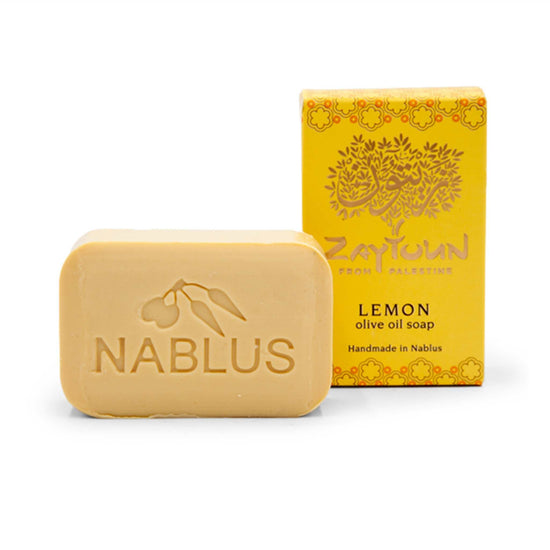 Zaytoun Bar Soap Zaytoun from Palestine - Olive Oil Soap 100g - Lemon