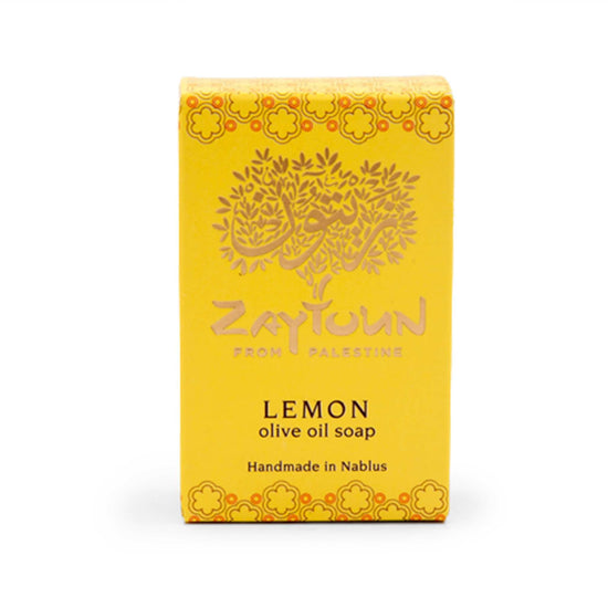 Zaytoun Bar Soap Zaytoun from Palestine - Olive Oil Soap 100g - Lemon
