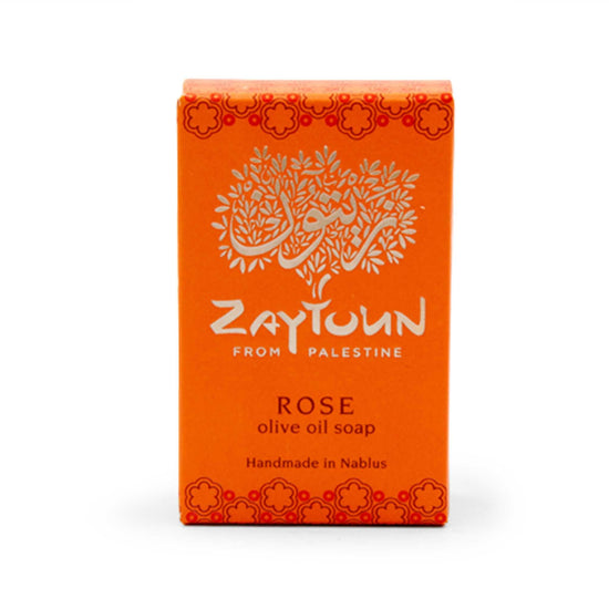 Zaytoun Bar Soap Zaytoun from Palestine - Olive Oil Soap 100g - Rose