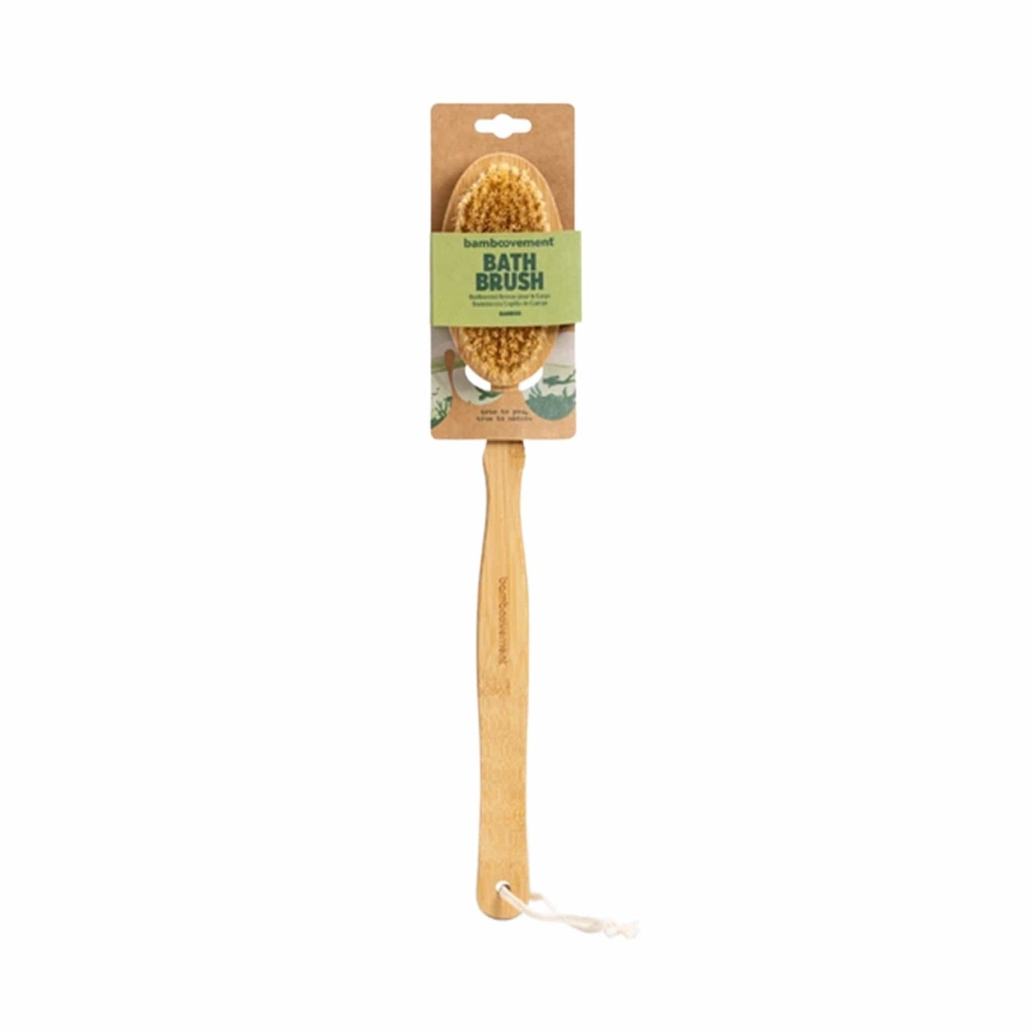 Bamboovement Bath Accessory Bamboo Bath Brush - Plastic Free & Vegan - Bamboovement