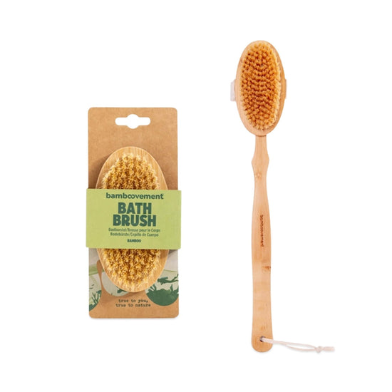 Bamboovement Bath Accessory Bamboo Bath Brush - Plastic Free & Vegan - Bamboovement