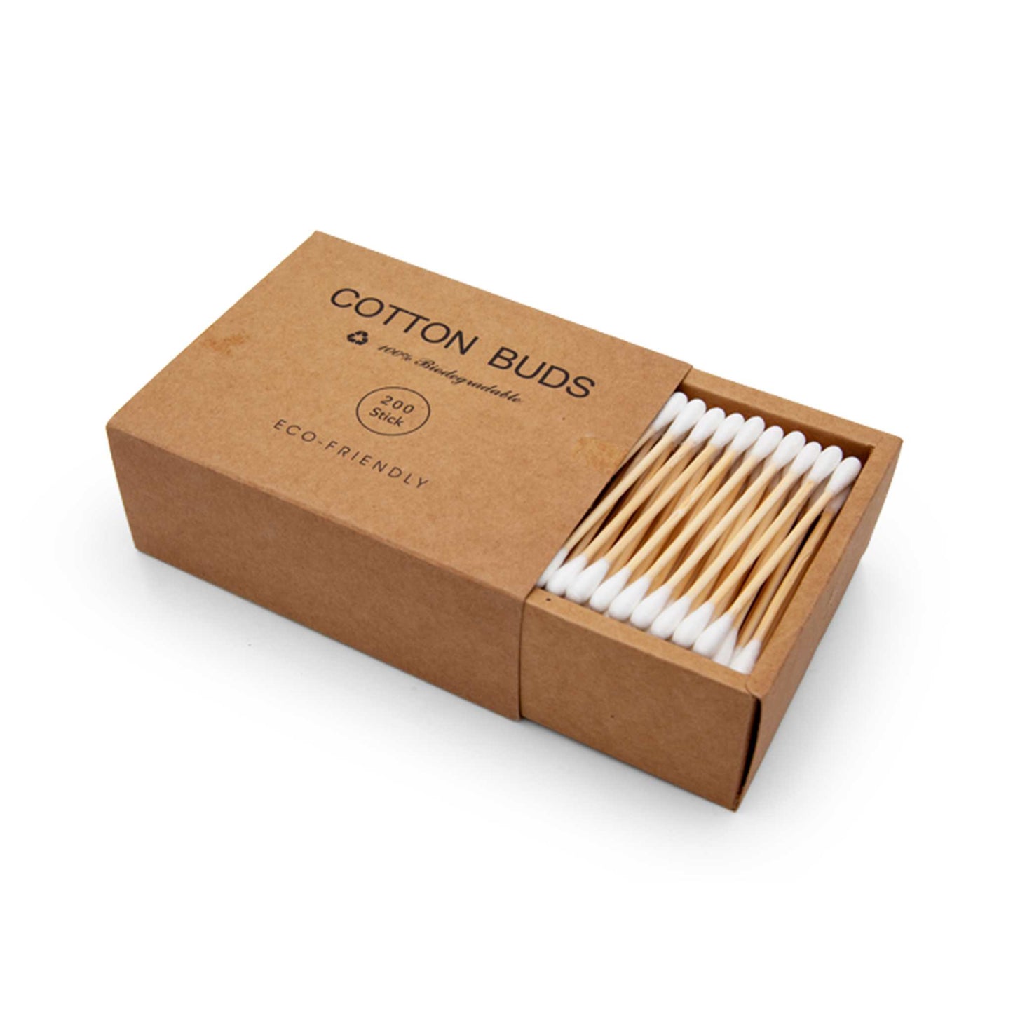 Pepperlane Bathroom Bamboo Cotton Buds (200pcs)