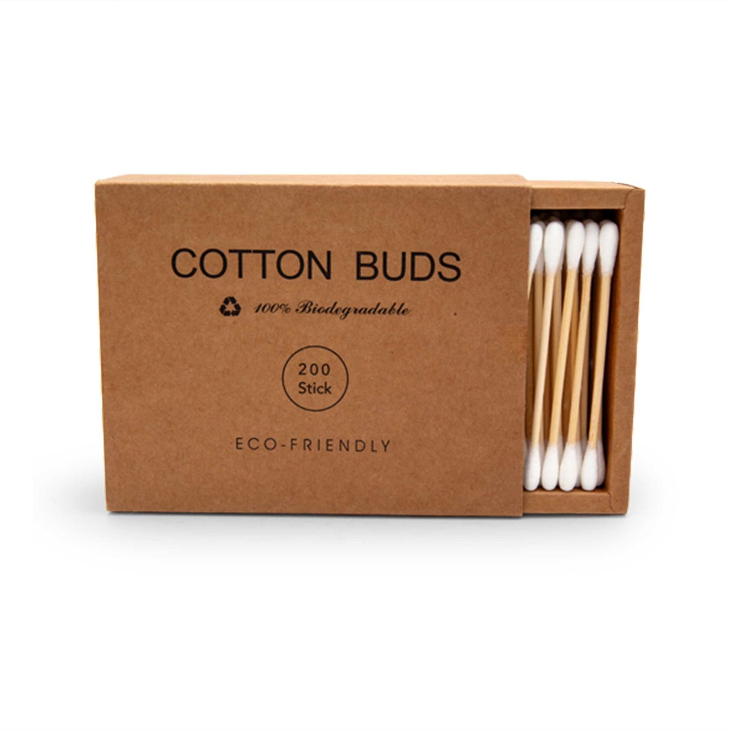 Pepperlane Bathroom Bamboo Cotton Buds (200pcs)