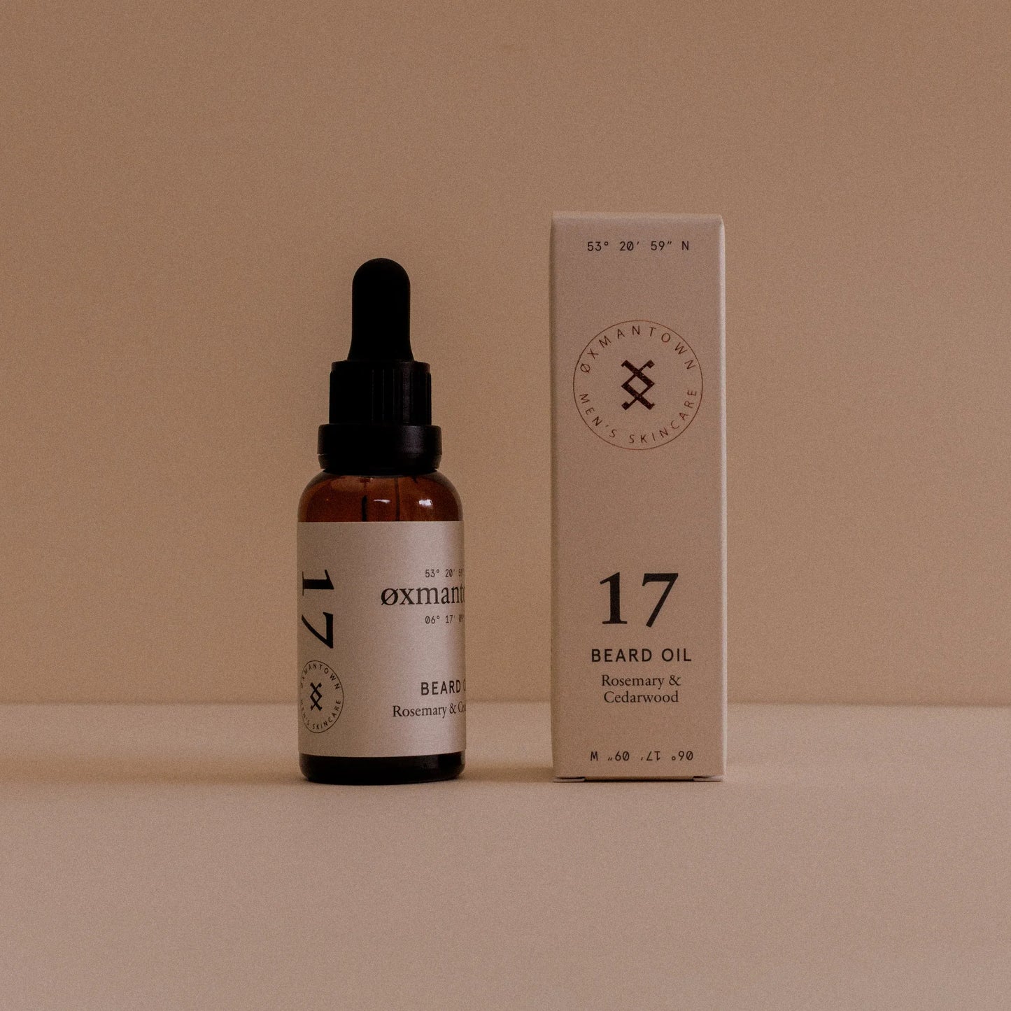 Oxmantown Beard Oil No.17 Beard Oil - Rosemary & Cedarwood - 30ml - Oxmantown Skincare