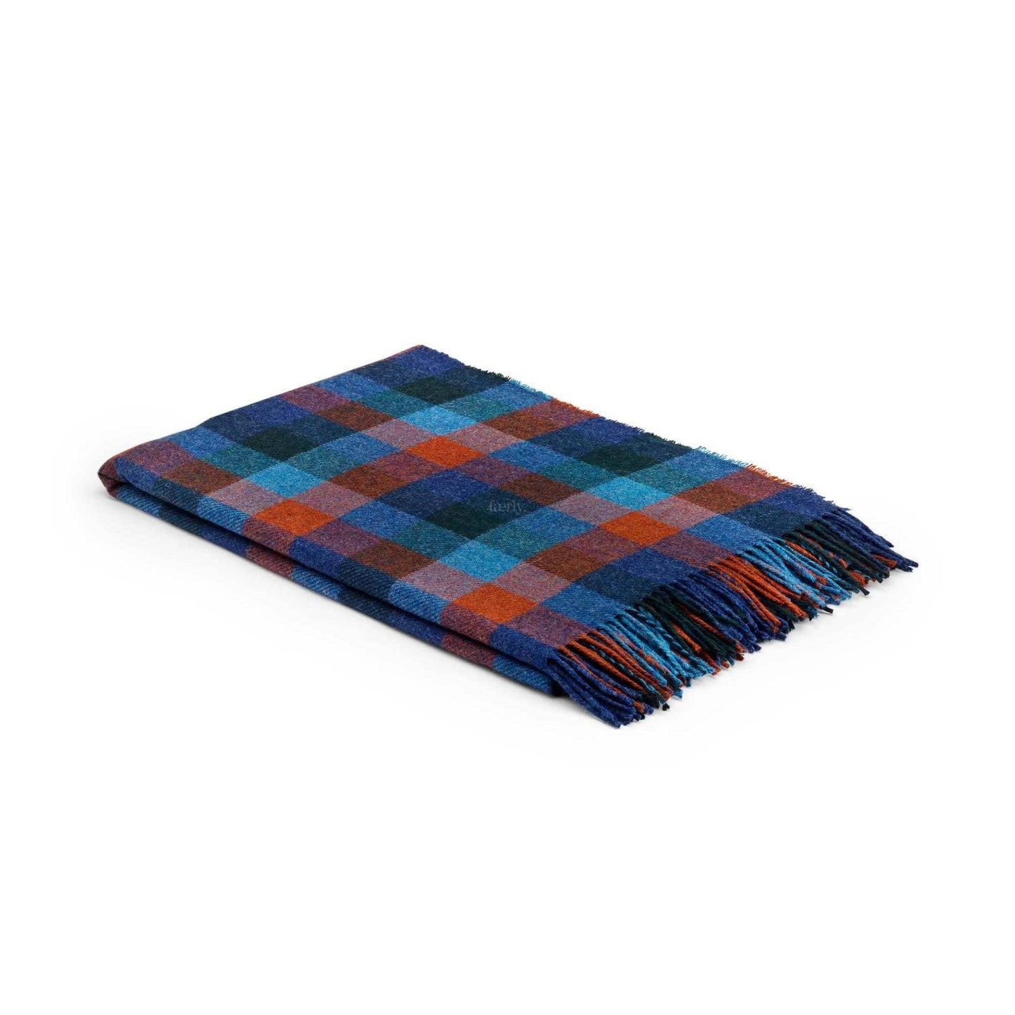 McNutt Blanket Recycled Wool Throw - Elements Plaid - McNutts of Donegal