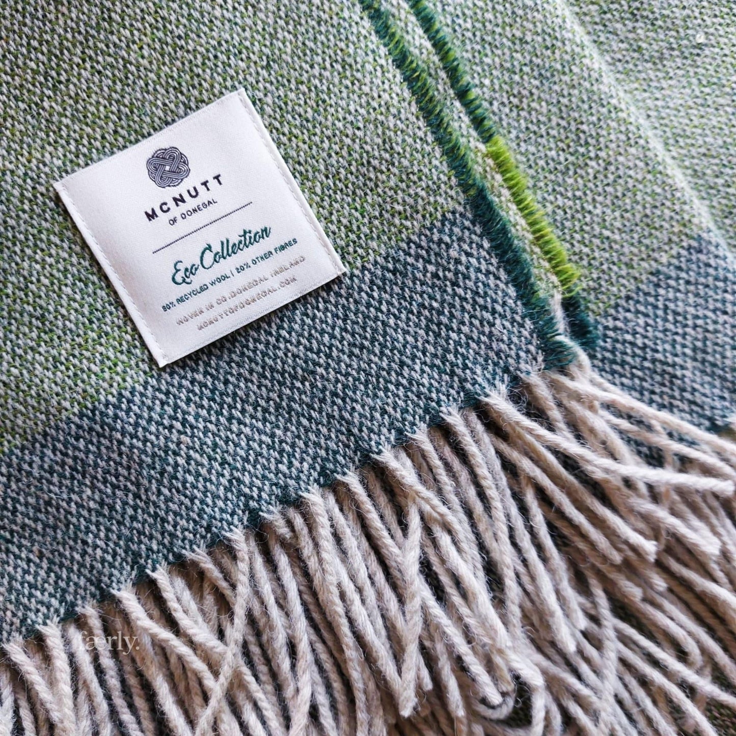 McNutt Blanket Recycled Wool Throw - Land - McNutts of Donegal