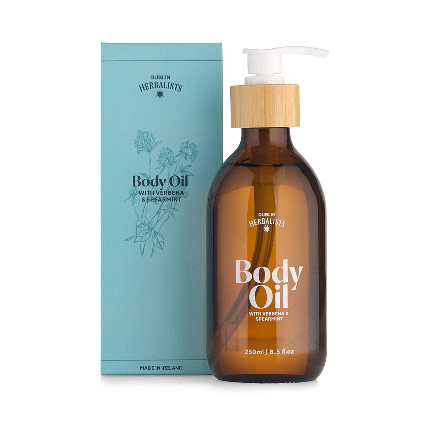 Dublin Herbalists Body Oil Vegan Body Oil - Verbena & Spearmint - 250 ml - Dublin Herbalists