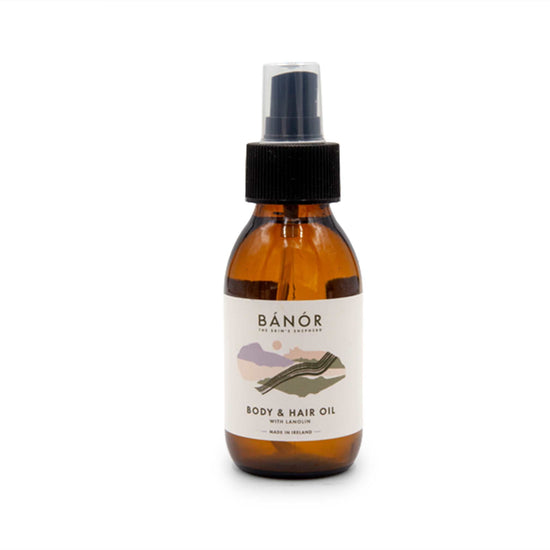Bánór Body Oil Wool Body and Hair Oil with Lanolin 100ml - Bánór