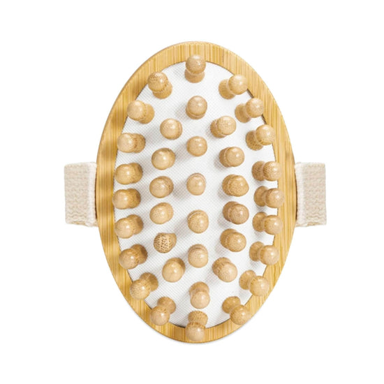 Bamboovement Bodycare Anti Cellulite Massage Brush (Bamboo) - Natural & Vegan - Bamboovement