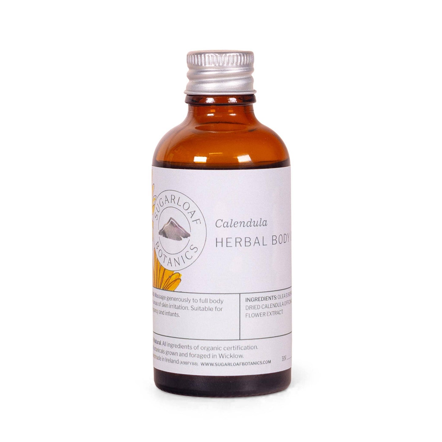 Sugarloaf Botanics Bodycare Calendula Herbal Body Oil - 50ml - Sugarloaf Botanics