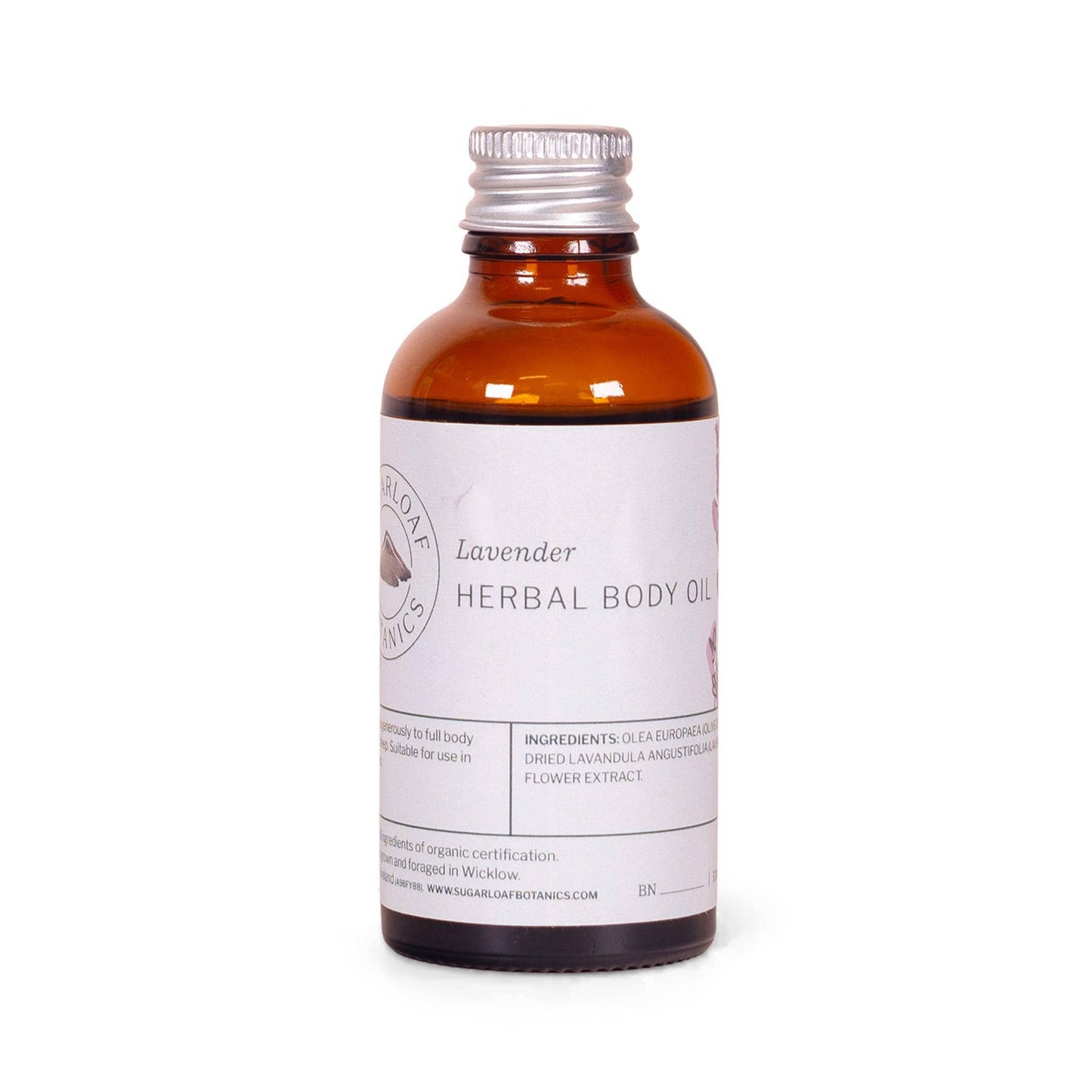 Sugarloaf Botanics Bodycare Lavender Body Oil 50ml - Sugarloaf Botanics