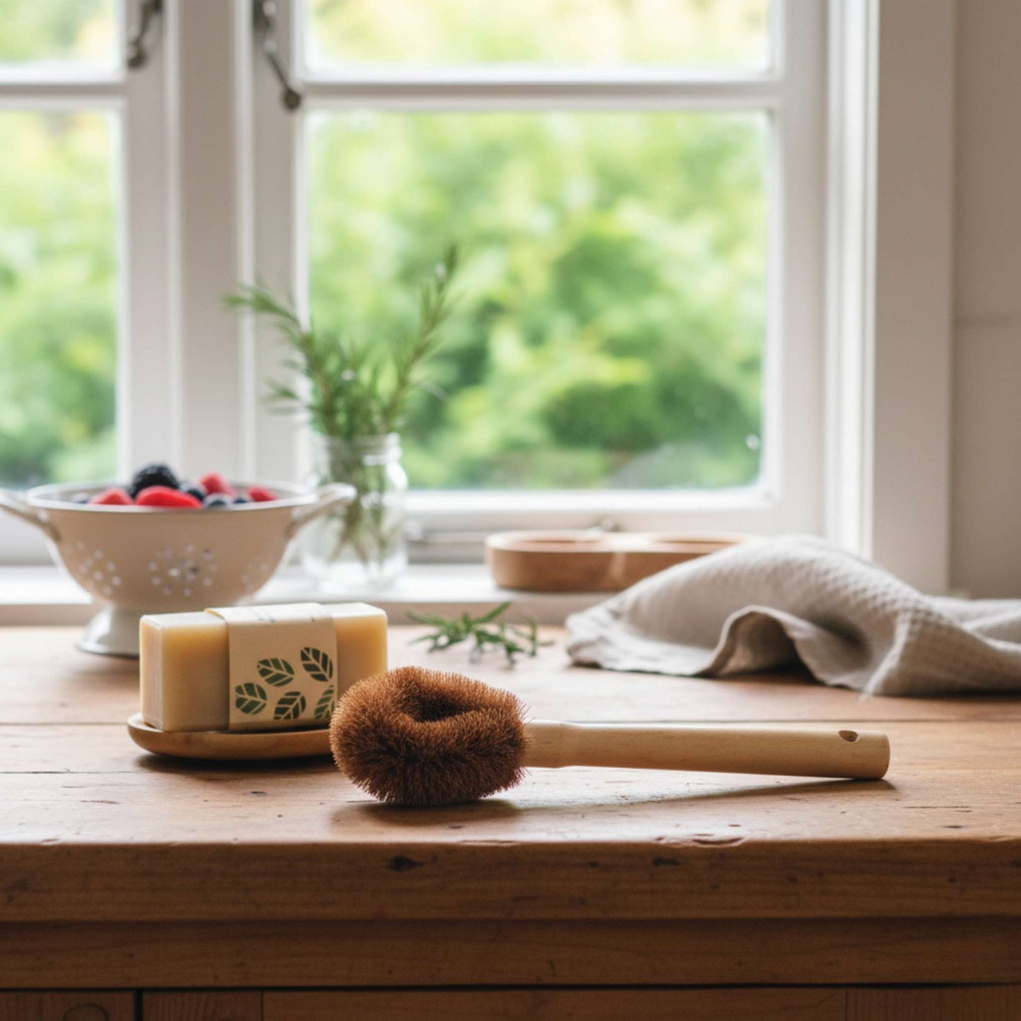 Pepperlane Brushes Coconut Fibre Kitchen Scrubbing Brush