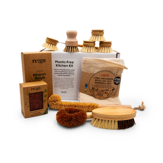 Pepperlane Brushes Wooden Brushes Kitchen Starter Pack RRP 35