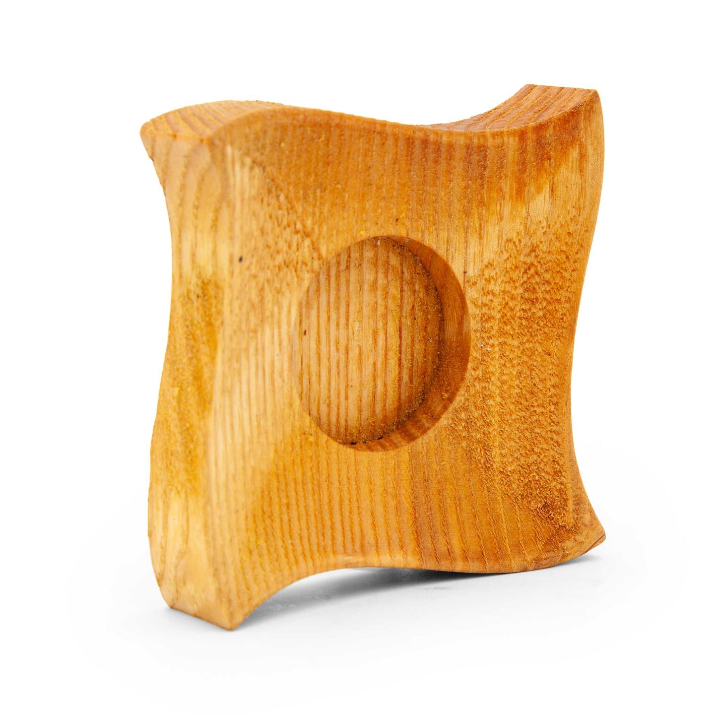 Faerly Candle Holder Oak Tealight Holder - Scalloped