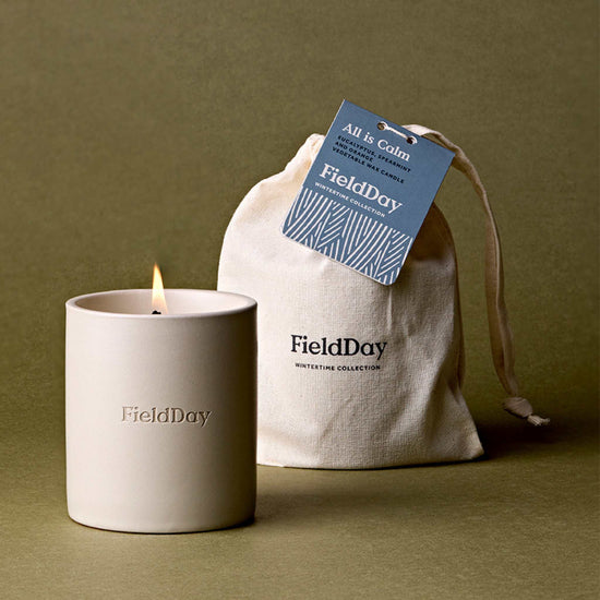 FieldDay Candles FieldDay Large Winter Candle - All is Calm - Eucalyptus, Spearmint and Orange - 190g
