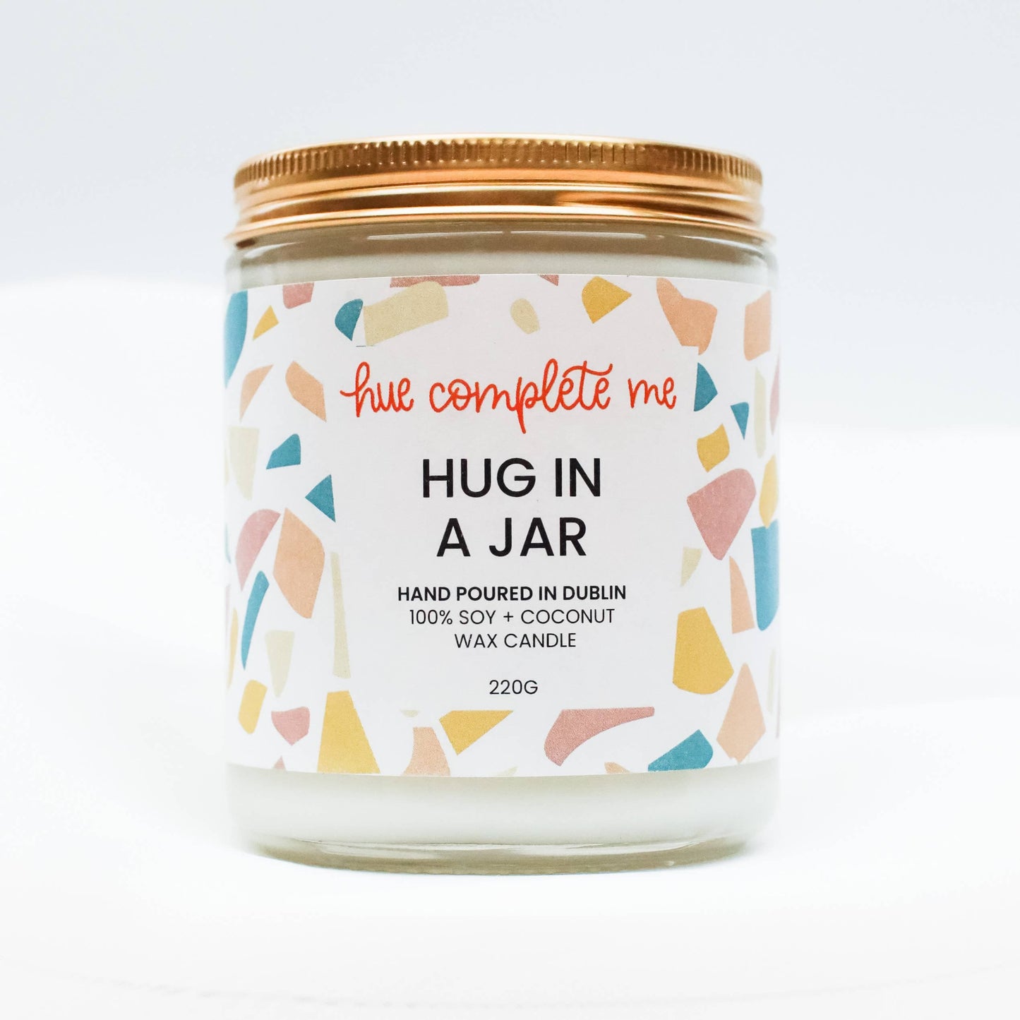Hue Complete Me Candles Hug in a Jar Candle in Glass Jar - 220g/40 hours