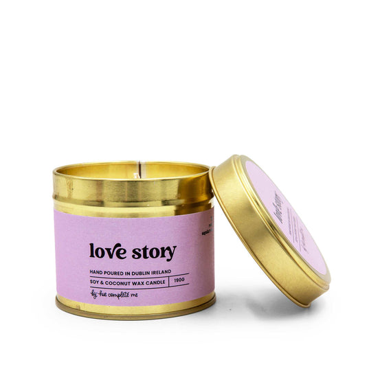 Hue Complete Me Candles Love Story Tin Candle - 190g/30 Hours - Hue Complete Me