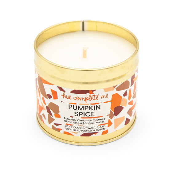 Hue Complete Me Candles Pumpkin Spice Autumn Candle - 190g/30 hours - Hue Complete Me