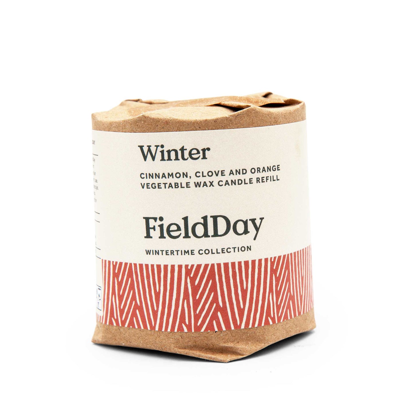 FieldDay Candles Winter Candle Refill – Cinnamon, Clove & Orange – 210g / 30 Hours - FieldDay