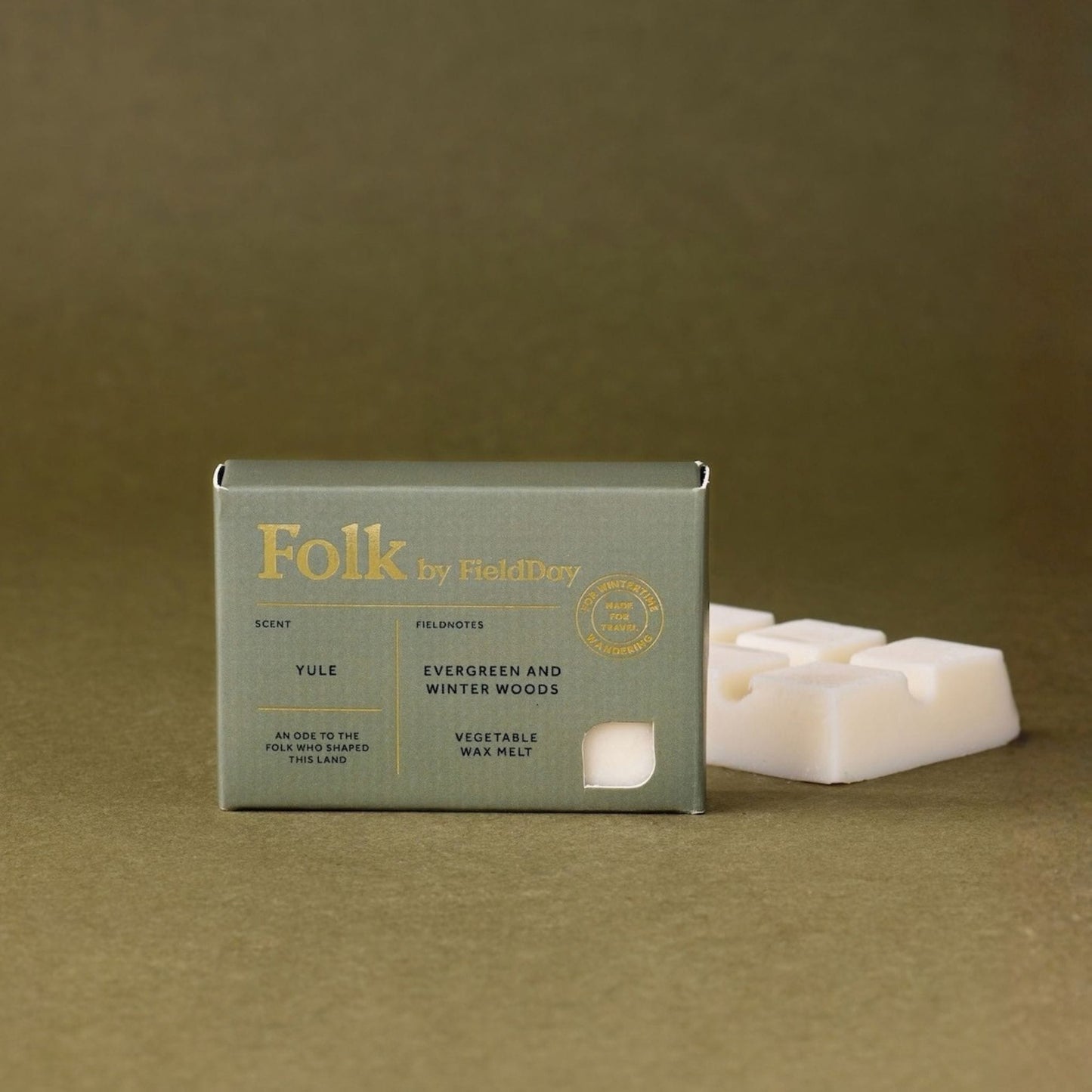 FieldDay Candles Yule Folk Wax Melts 75g - Evergreen & Winter Woods - FieldDay